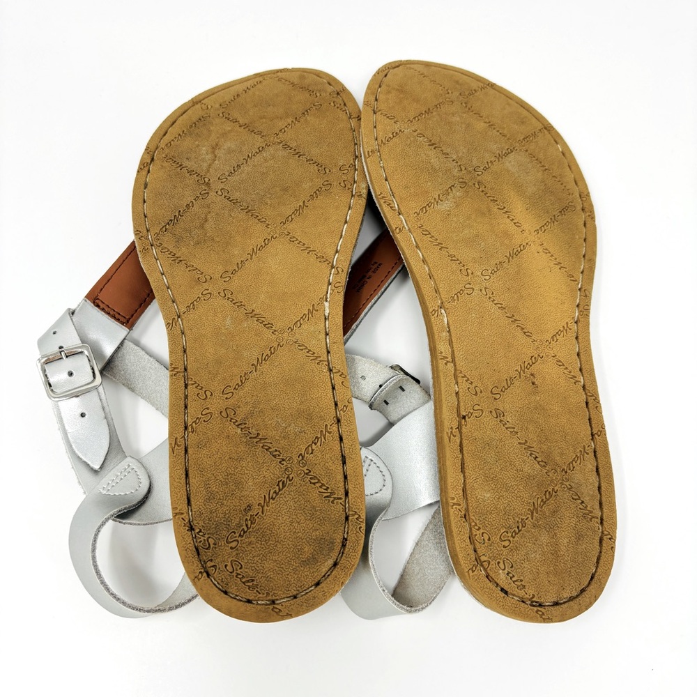 SALT WATER by Hoy T-Thong Silver Sandal - Picture 7 of 7